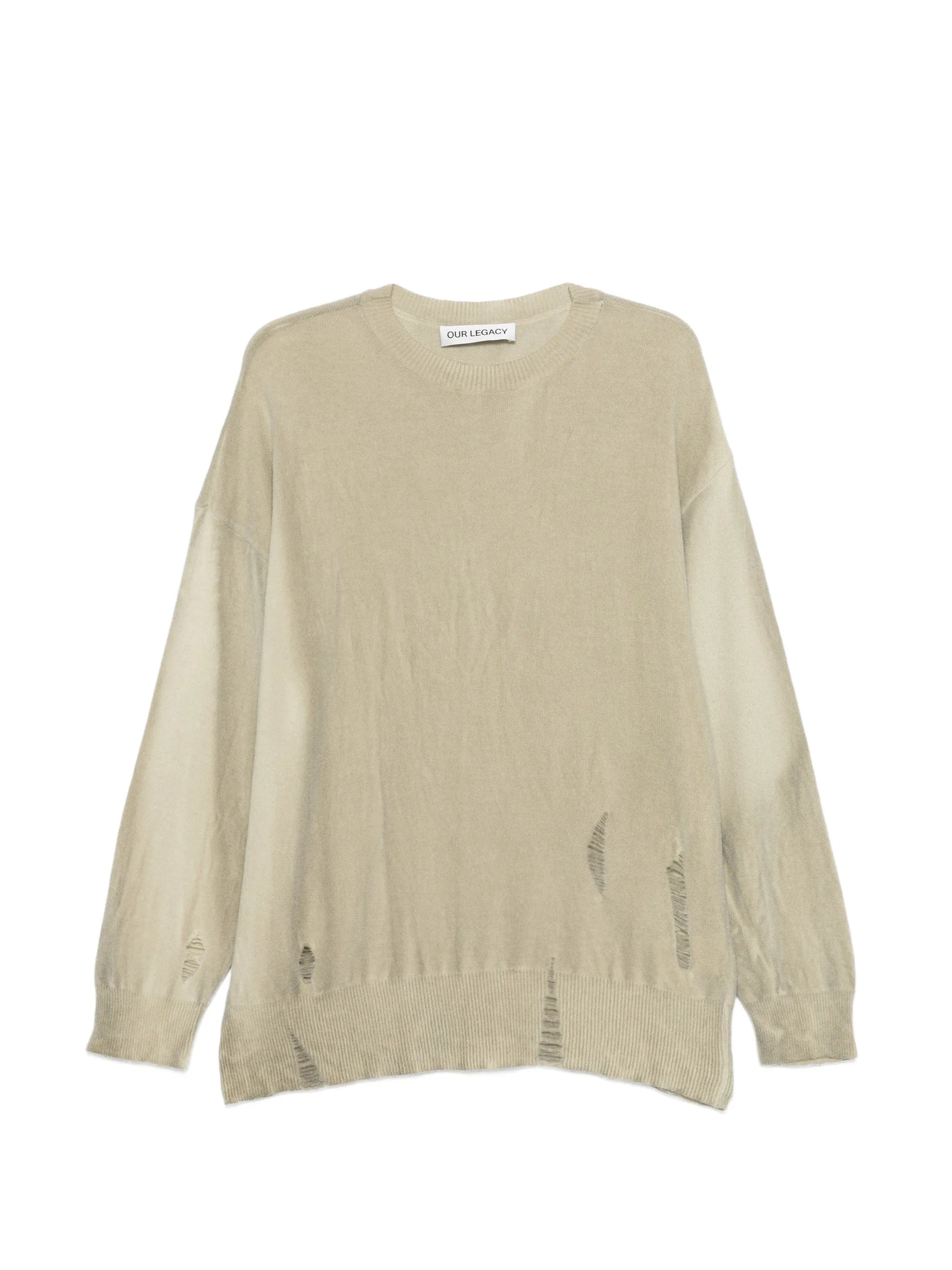 OUR Legacy Slant distressed sweater