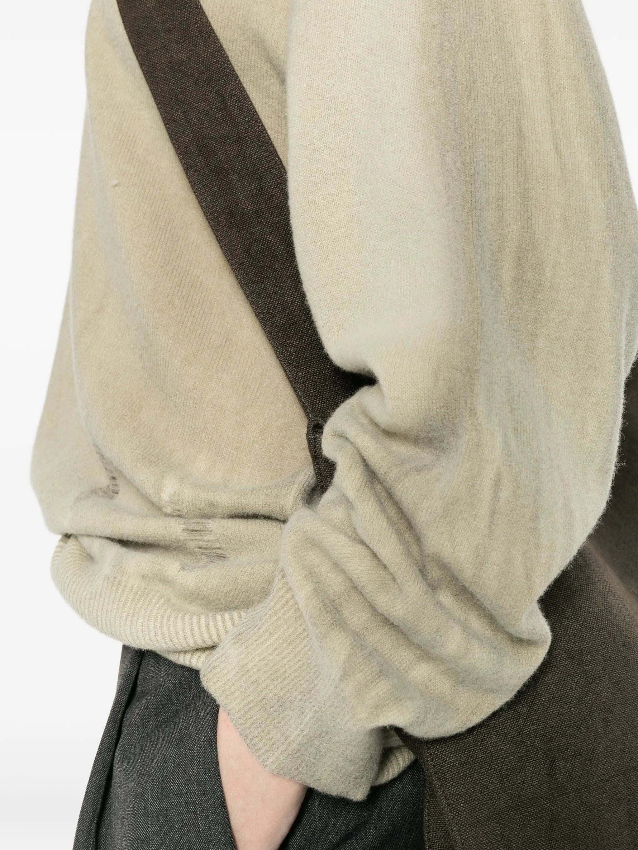 OUR Legacy Slant distressed sweater