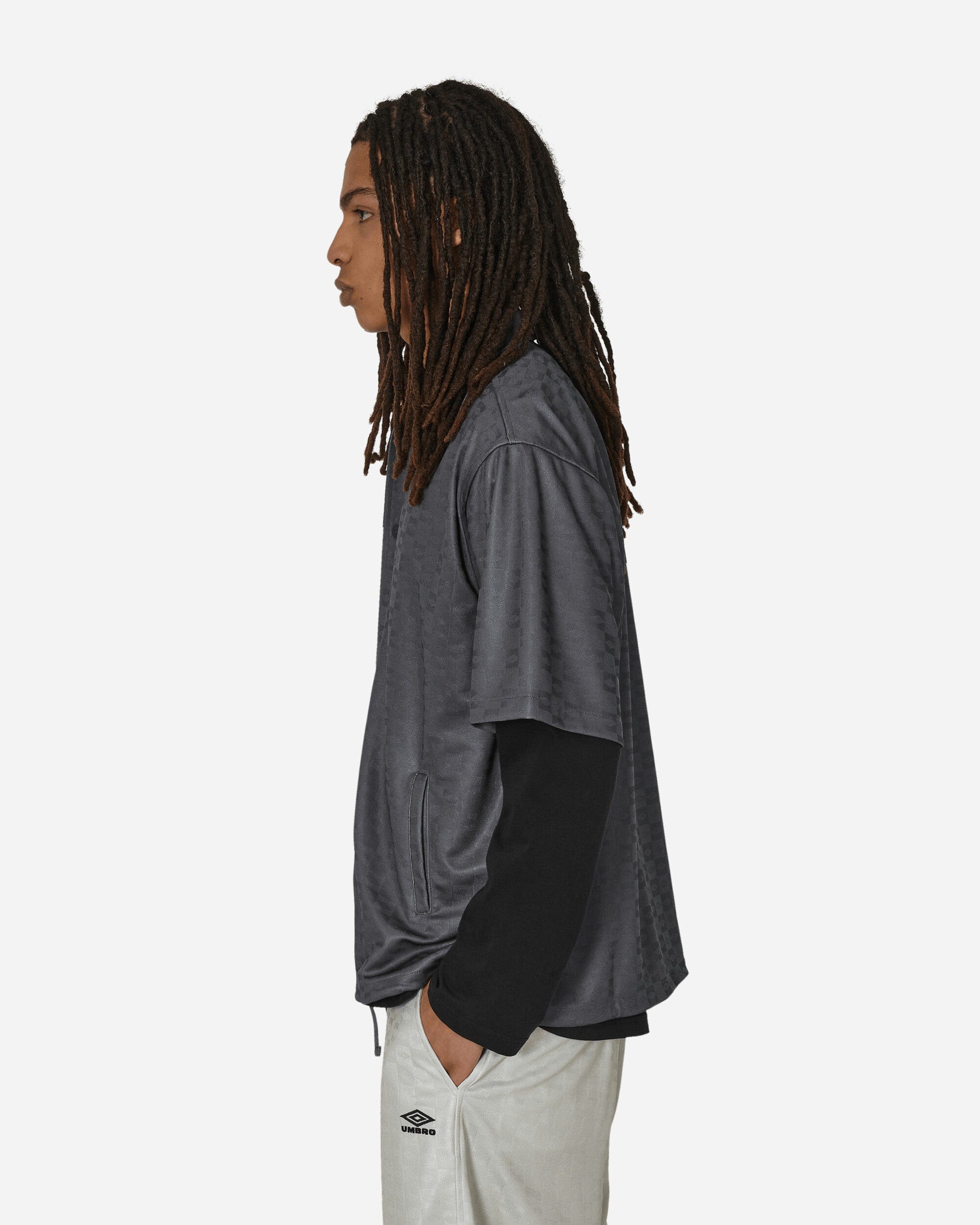 Umbro Jacquard Shirt Dark Shadow