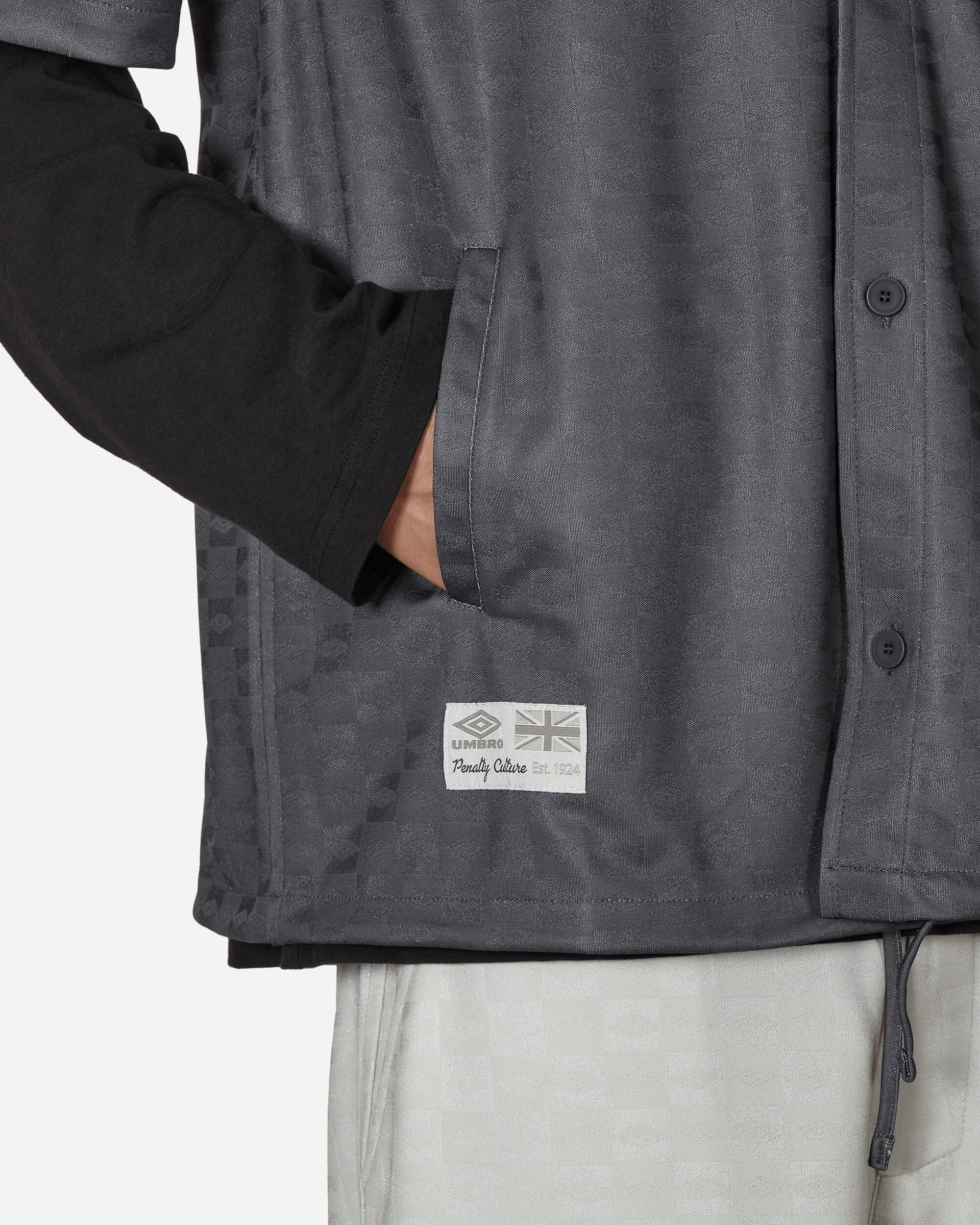 Umbro Jacquard Shirt Dark Shadow