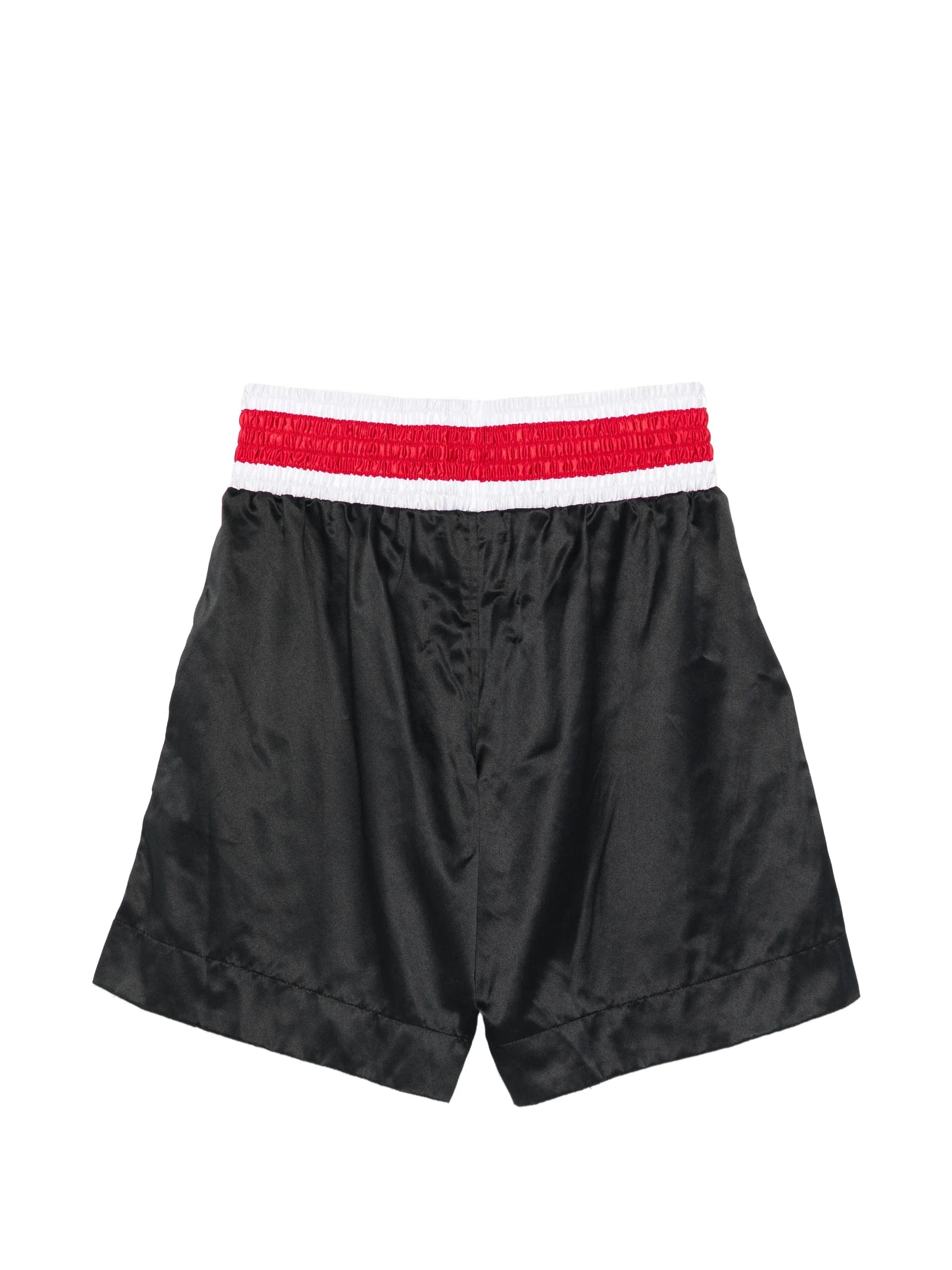 Gallery DEPT. logo - patch side - stripe boxing shorts