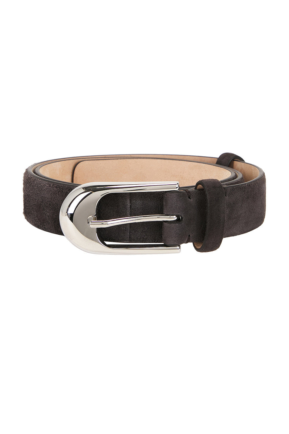 Khaite Dome 25 mm Suede Belt