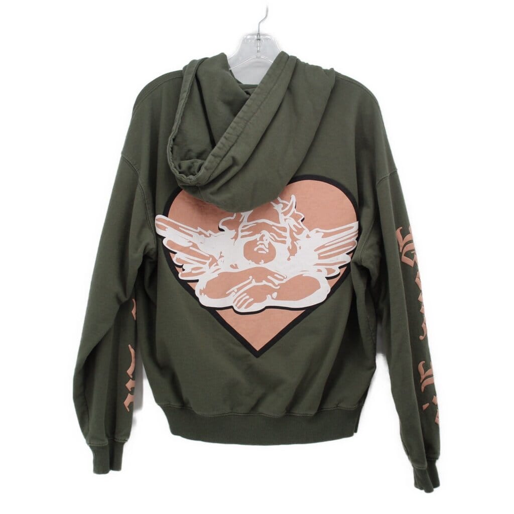 BOYS LIE HOODIE/PANTS 2 PC GREEN XS/S