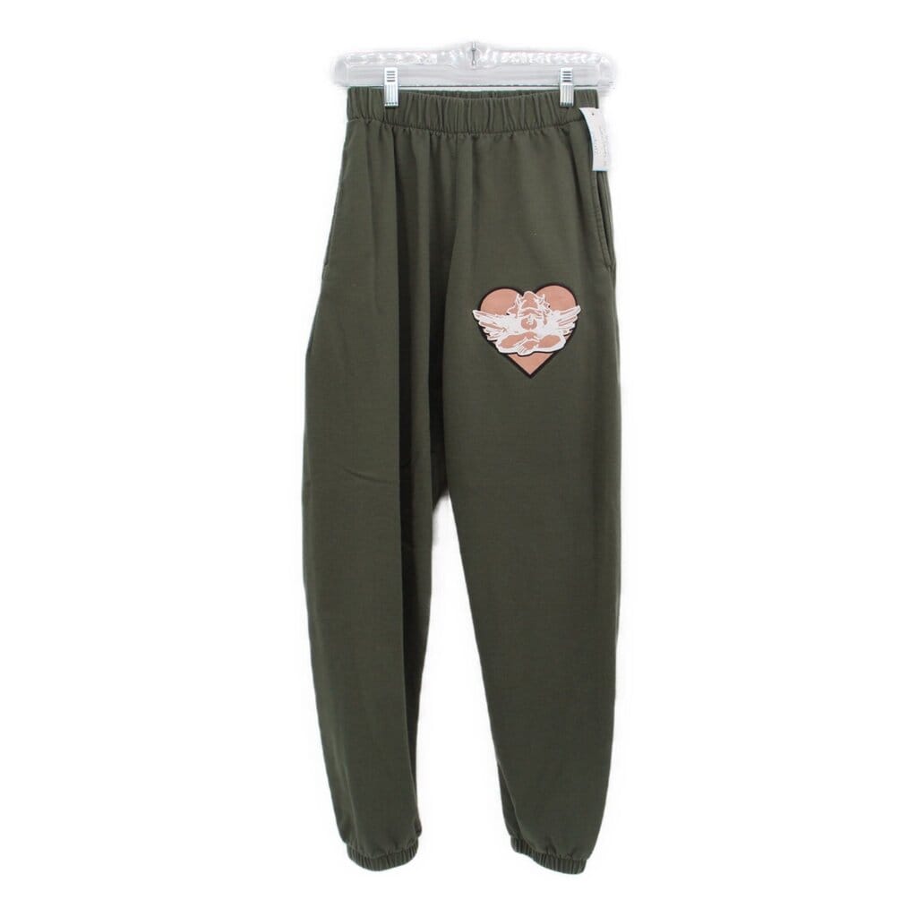 BOYS LIE HOODIE/PANTS 2 PC GREEN XS/S