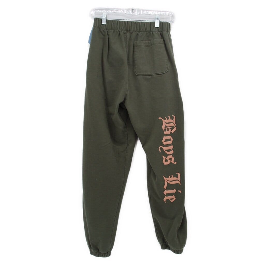 BOYS LIE HOODIE/PANTS 2 PC GREEN XS/S