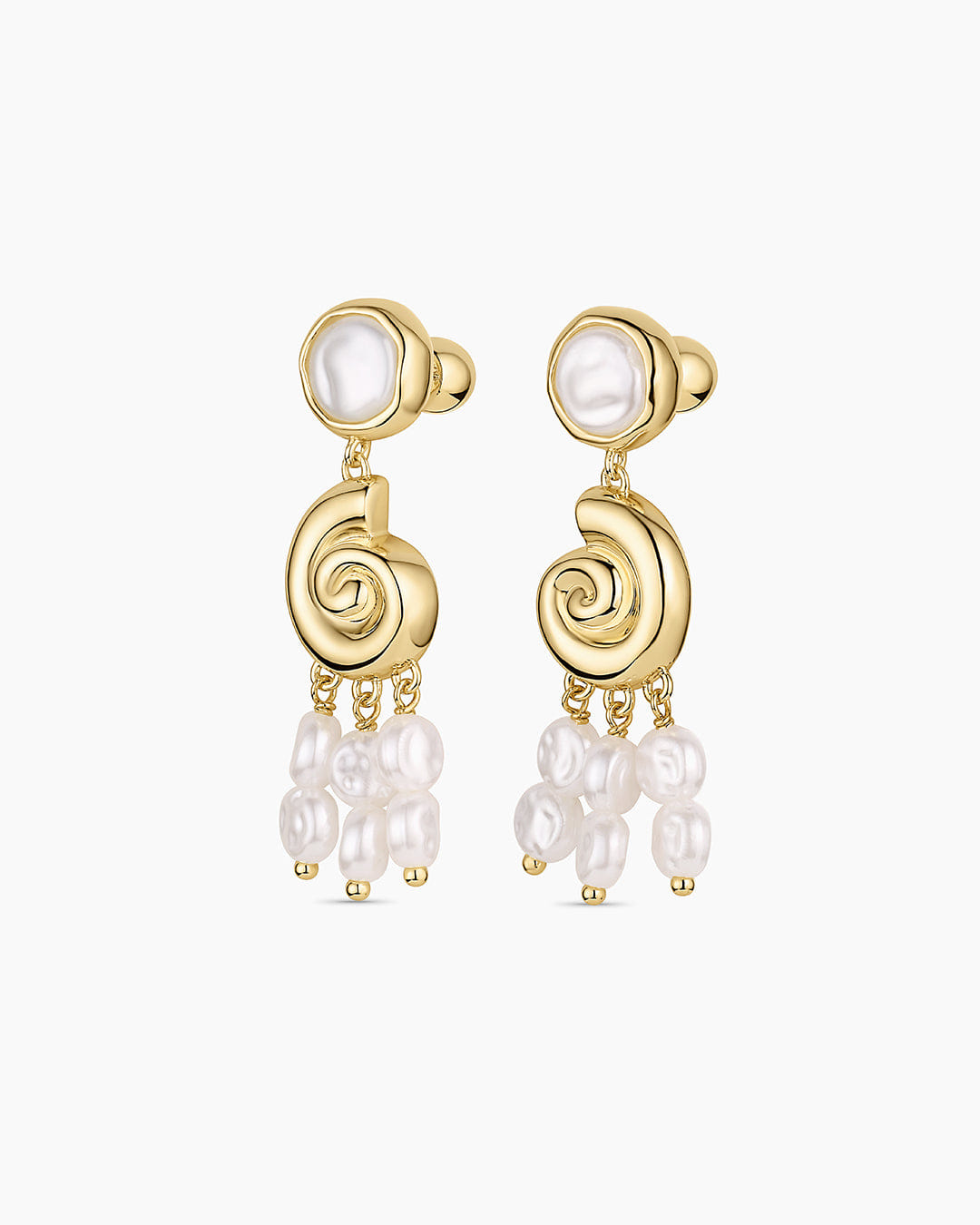 Summer 2026 Fashion Reese Pearl Nautilus Earrings