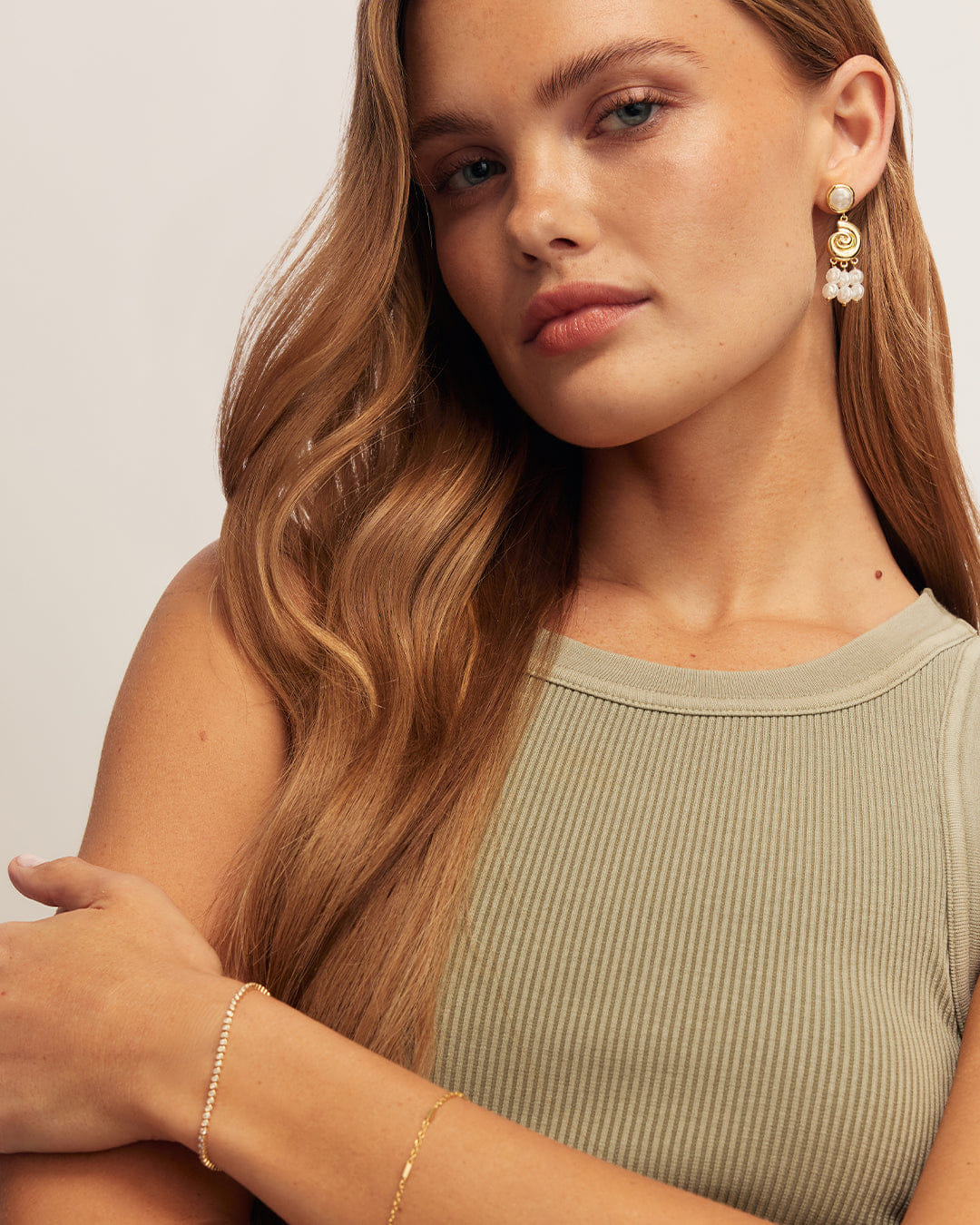 Summer 2026 Fashion Reese Pearl Nautilus Earrings