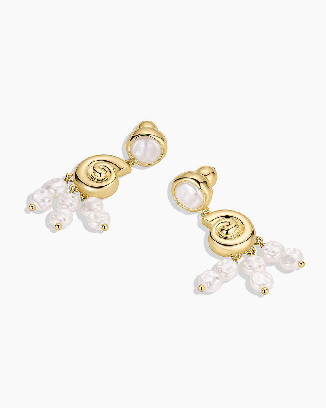 Summer 2026 Fashion Reese Pearl Nautilus Earrings