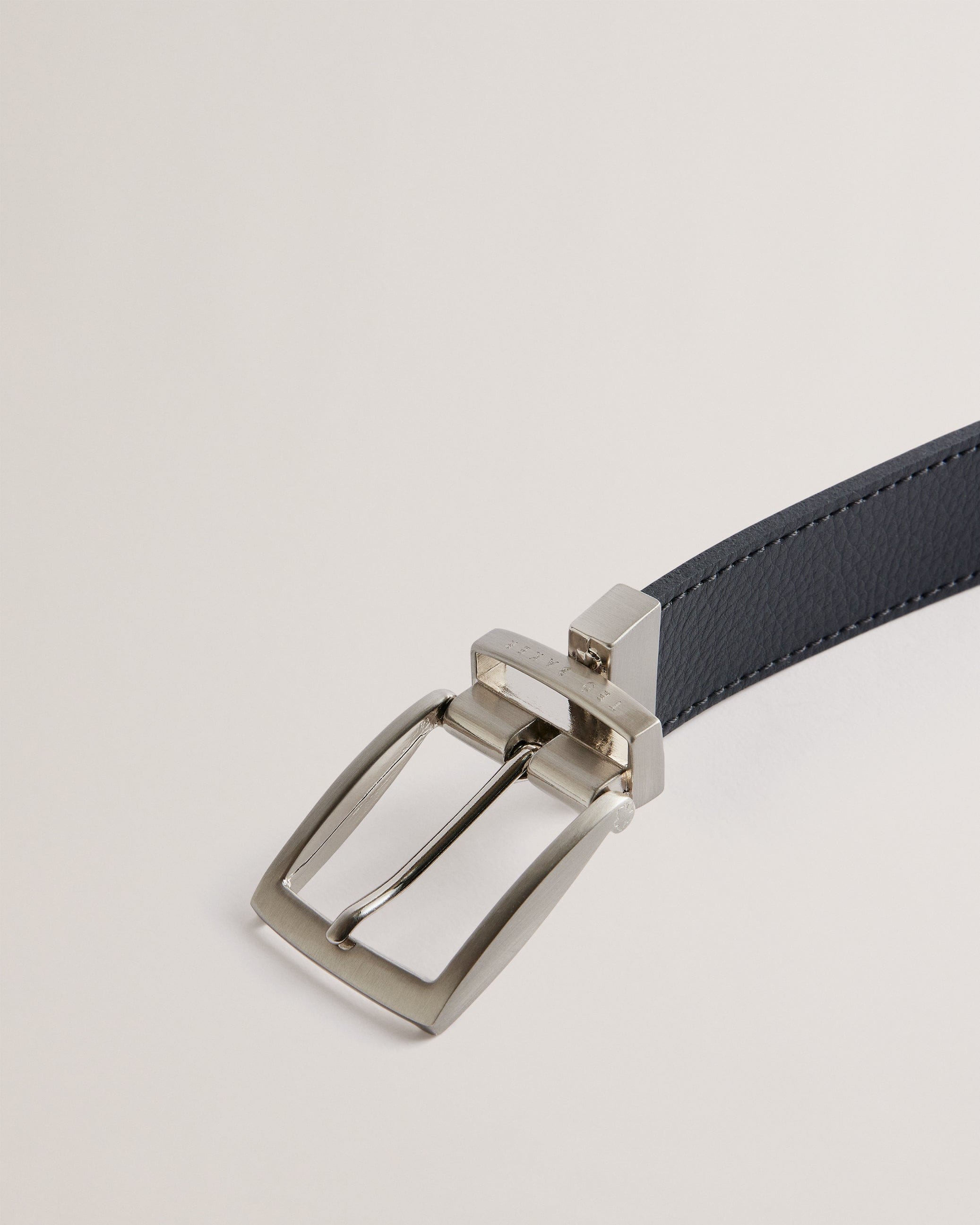 REVERSIBLE Breemer Reversible Leather Belt Black
