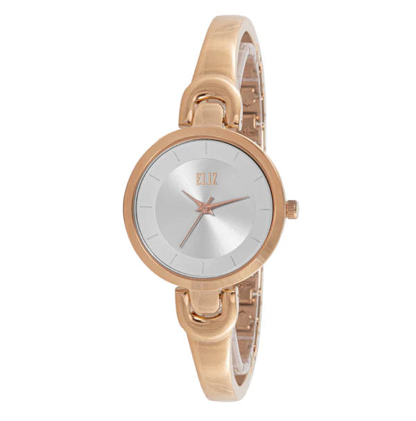 ELIZ ES8857L2RWR Metal Case and Bracelet 3 - Hands Women's Watch