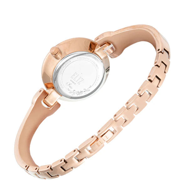 ELIZ ES8857L2RWR Metal Case and Bracelet 3 - Hands Women's Watch