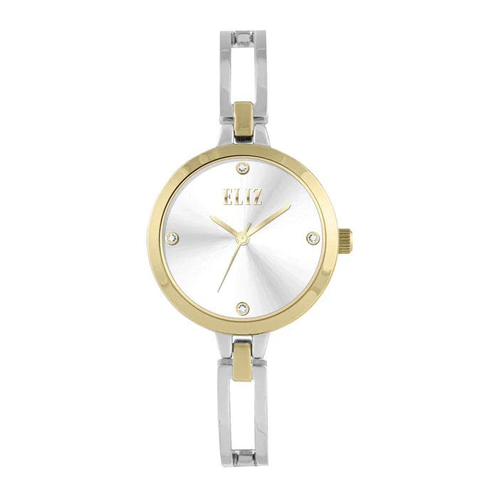 ELIZ ES8830L2TST Metal Case and Bracelet 3 - Hands Women's Watch