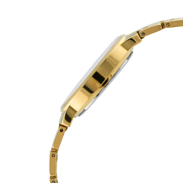 ELIZ ES8919L2GCG Metal Case and Bracelet 3 - Hands Women's Watch