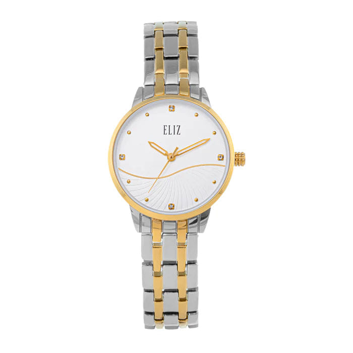 ELIZ ES8919L2TST Metal Case and Bracelet 3 - Hands Women's Watch