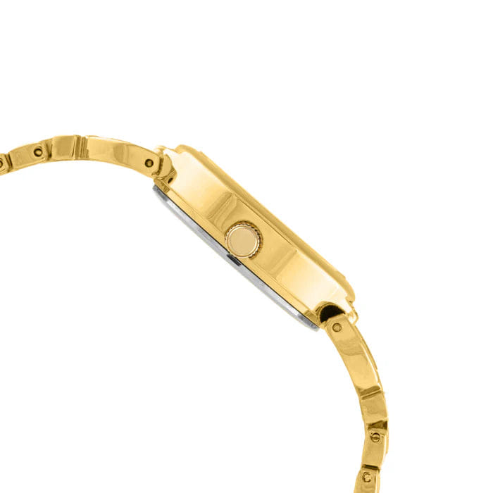 ELIZ ES8932L2GCG Metal Case and Bracelet 3 - Hands Women's Watch