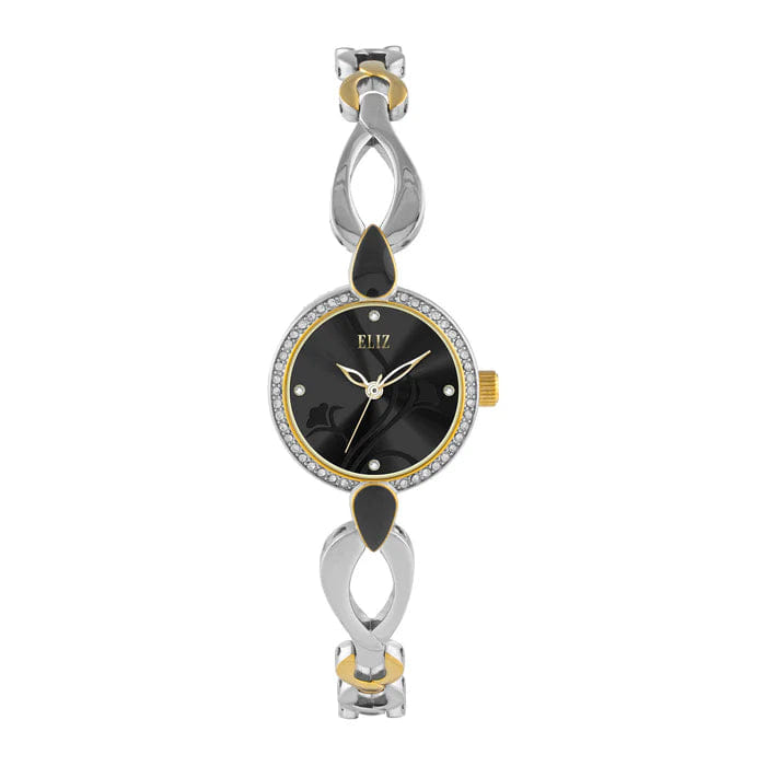 ELIZ ES8968L2TNT Metal Case and Bracelet 3 - Hands Women's Watch