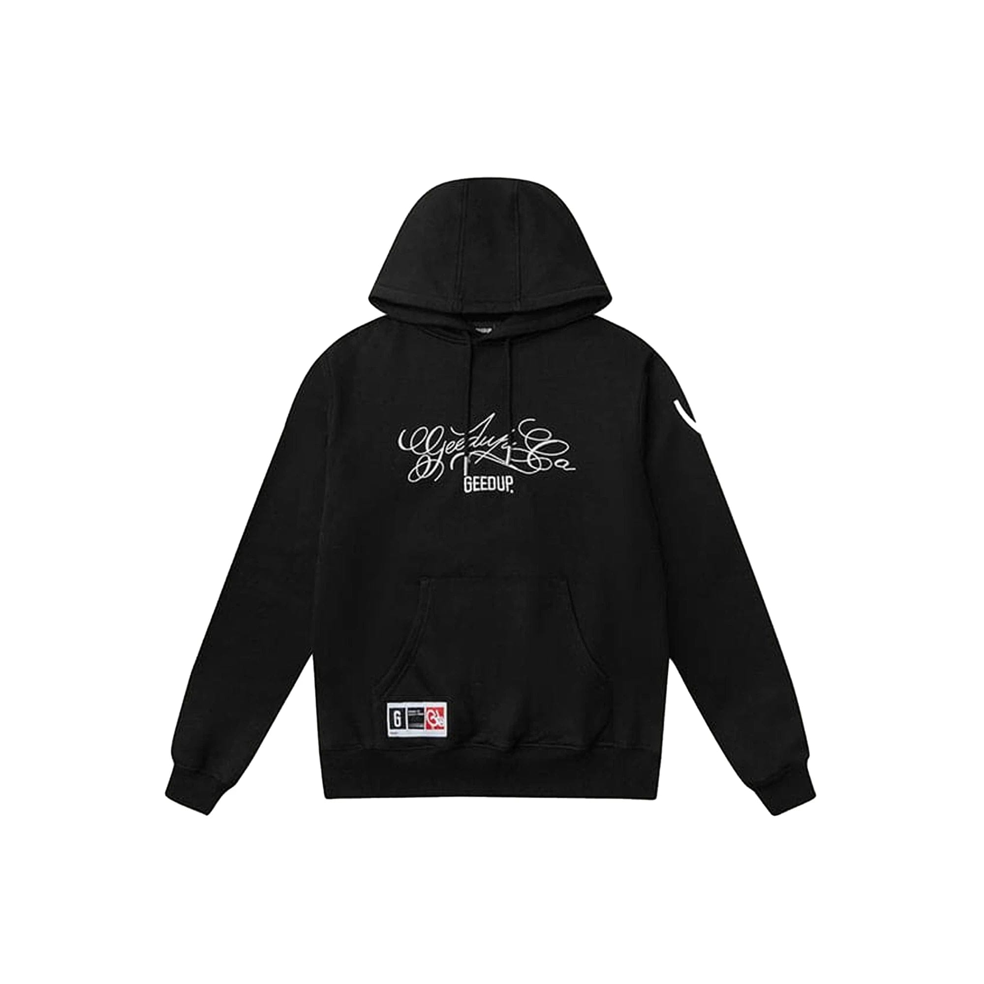 Geedup Cursive Logo Hoodie Black / White (2026)