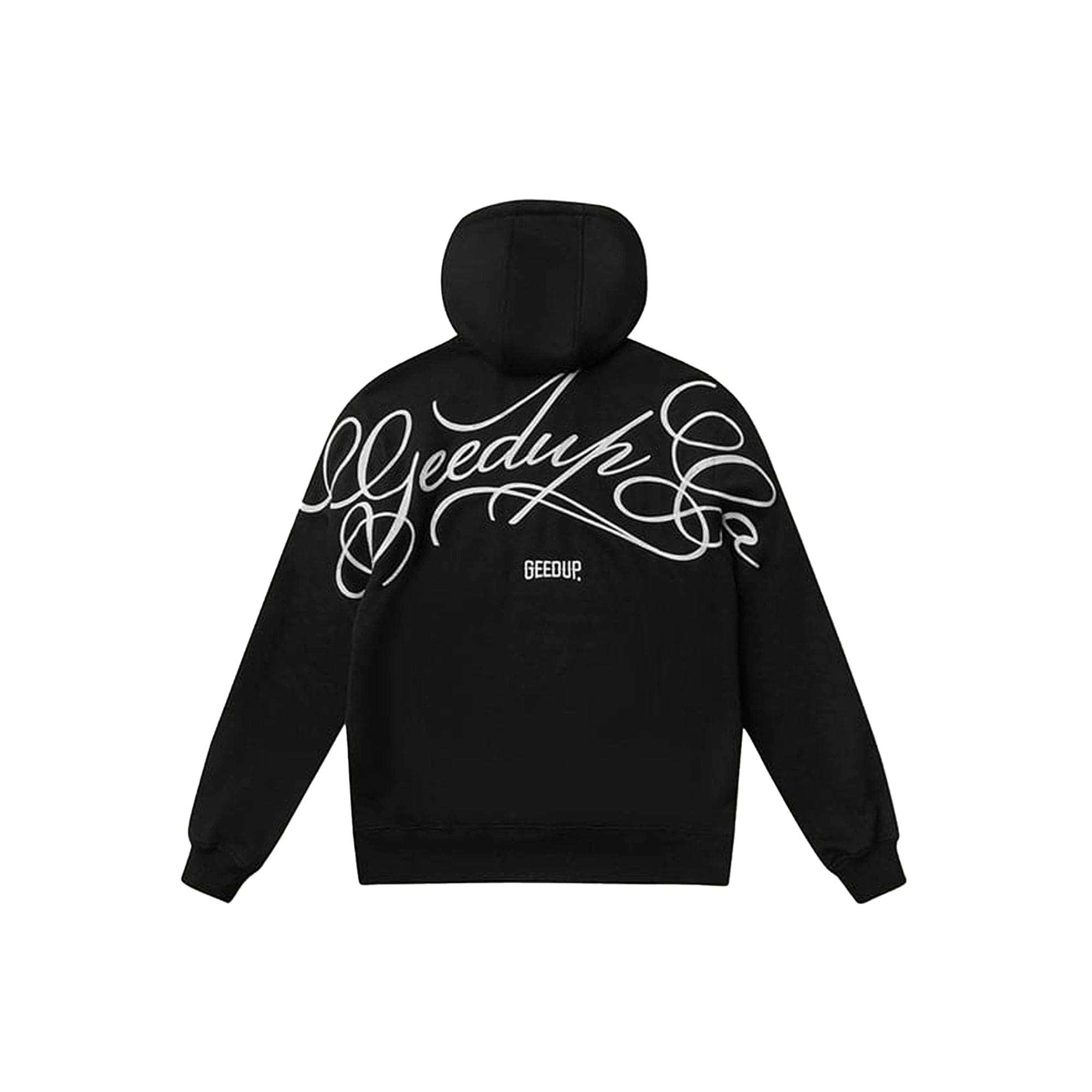 Geedup Cursive Logo Hoodie Black / White (2026)