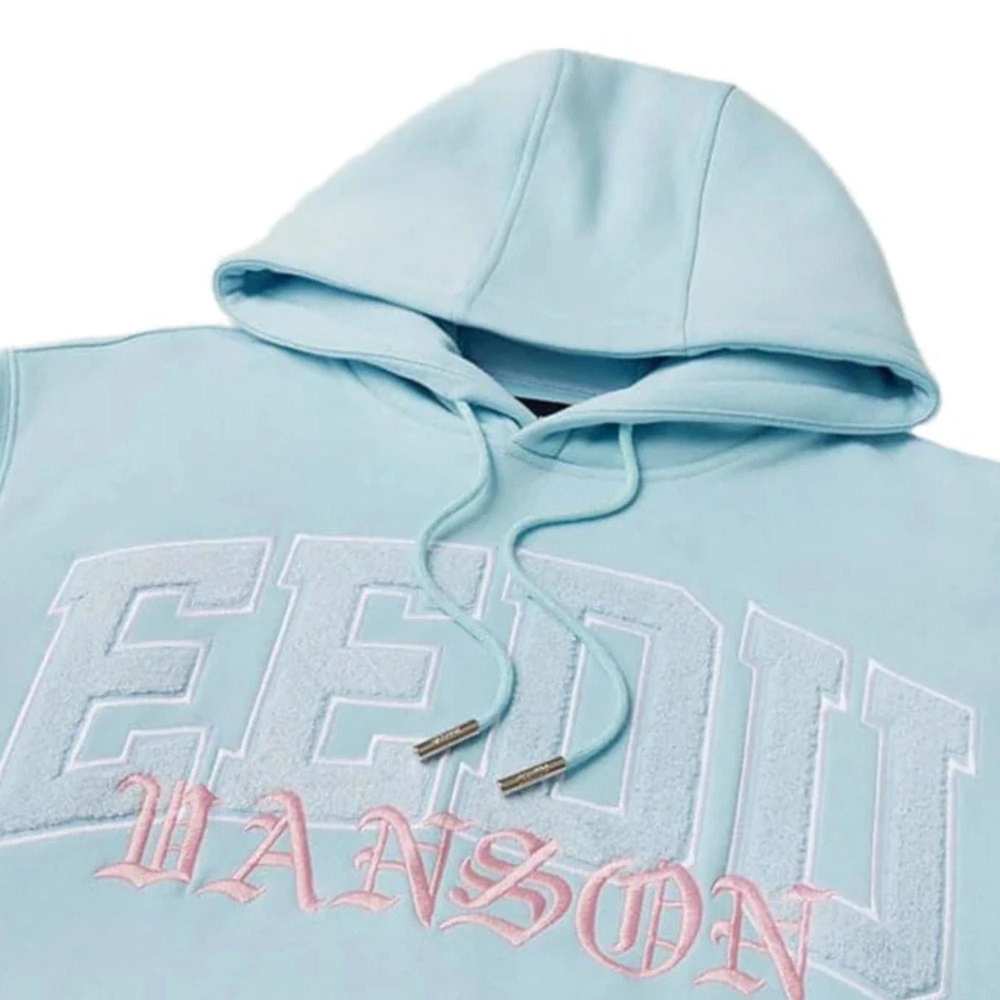 Geedup Team Logo x Vanson Hoodie Light Blue (2026)
