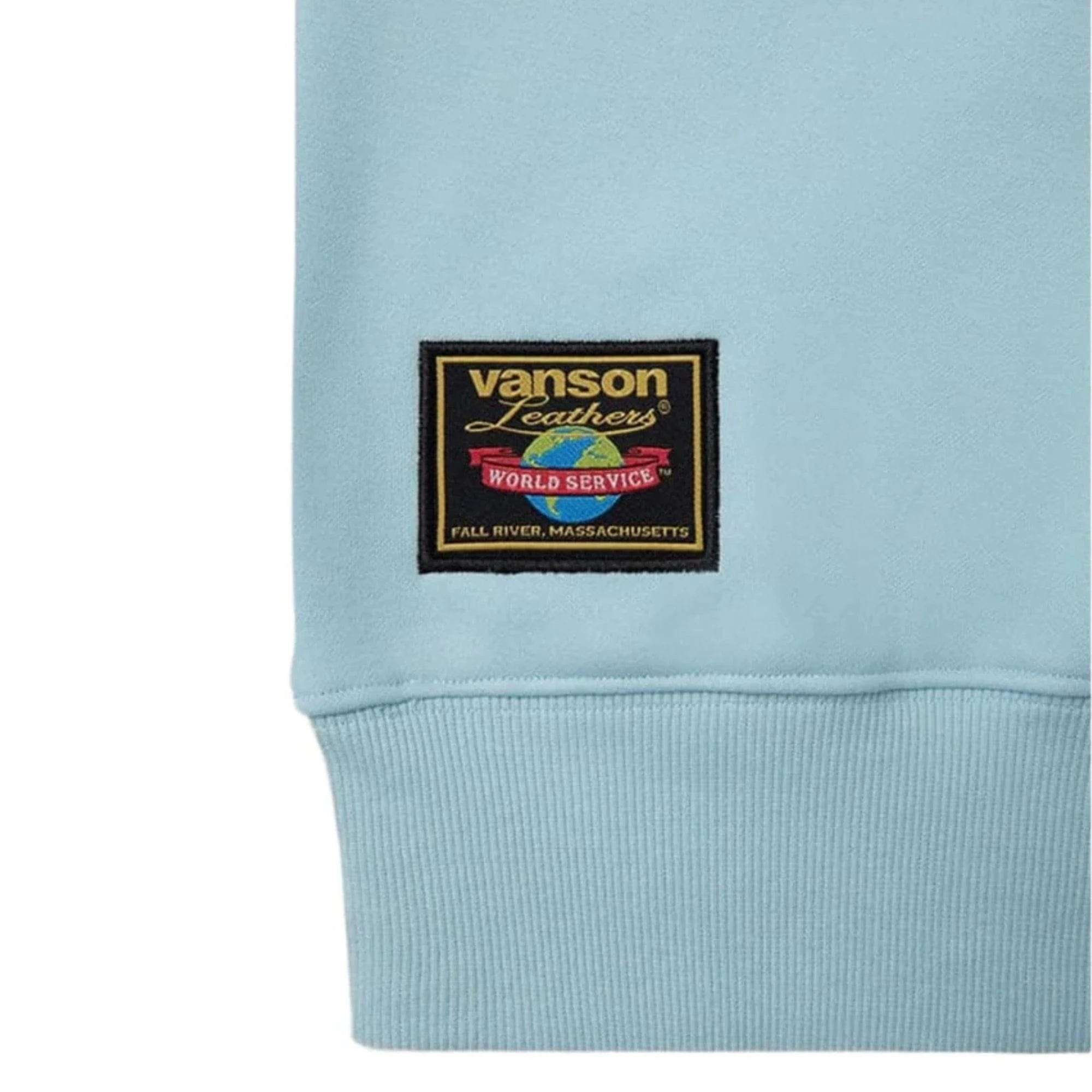 Geedup Team Logo x Vanson Hoodie Light Blue (2026)