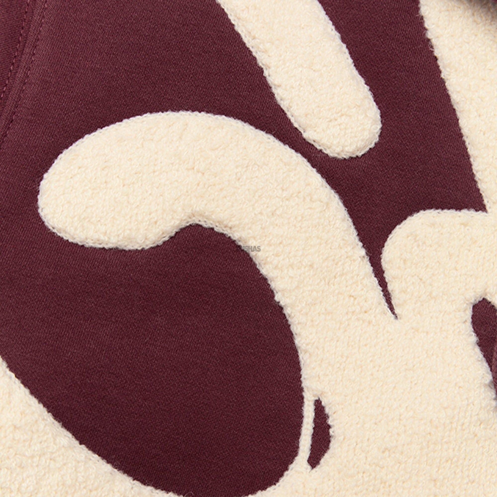Geedup Handstyle Hoodie Maroon / Cream (2024)