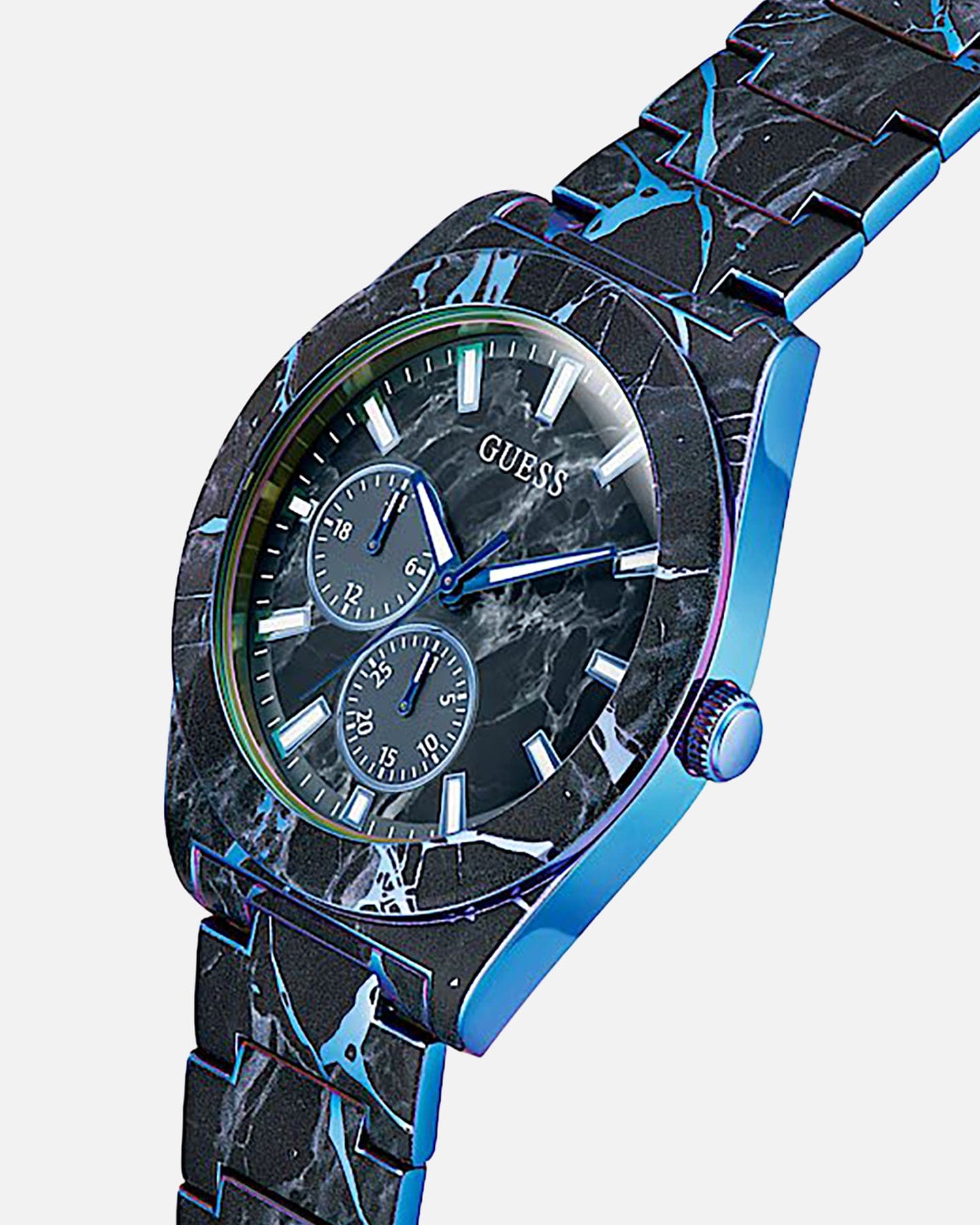 GUESS Mainline Flash Blue Bracelet Watch Blue
