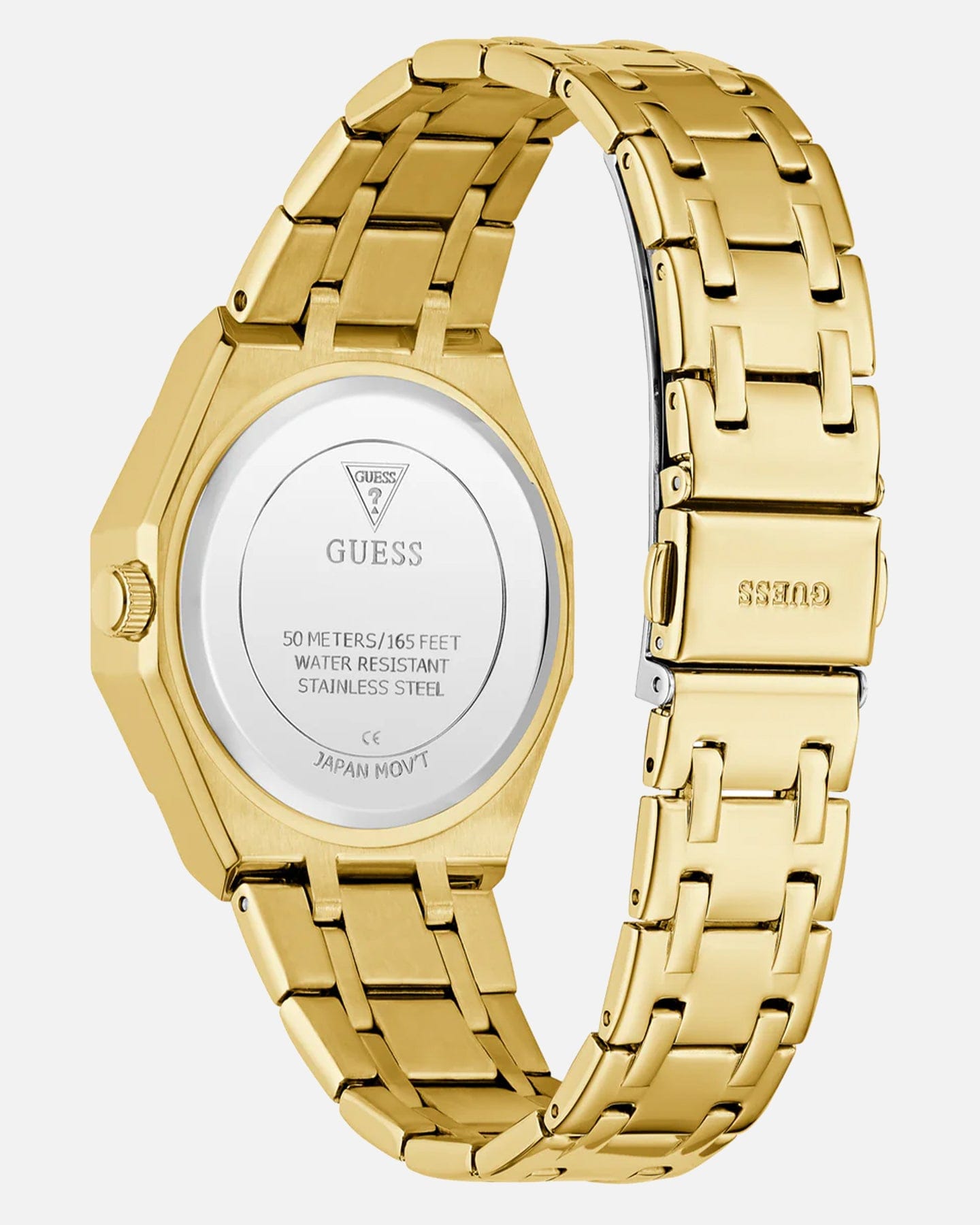GUESS Mainline Quinn Gold Bracelet Watch Gold