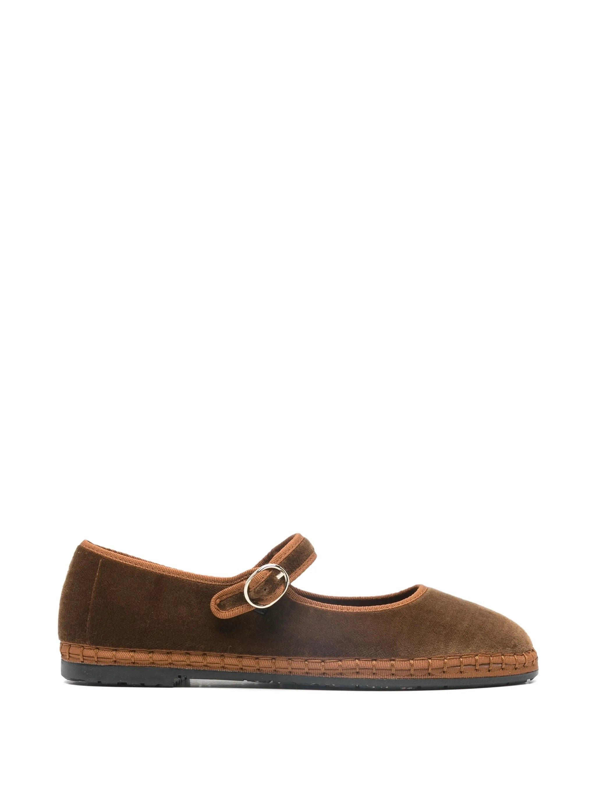 Flabelus Yoki maryjane buckle flats