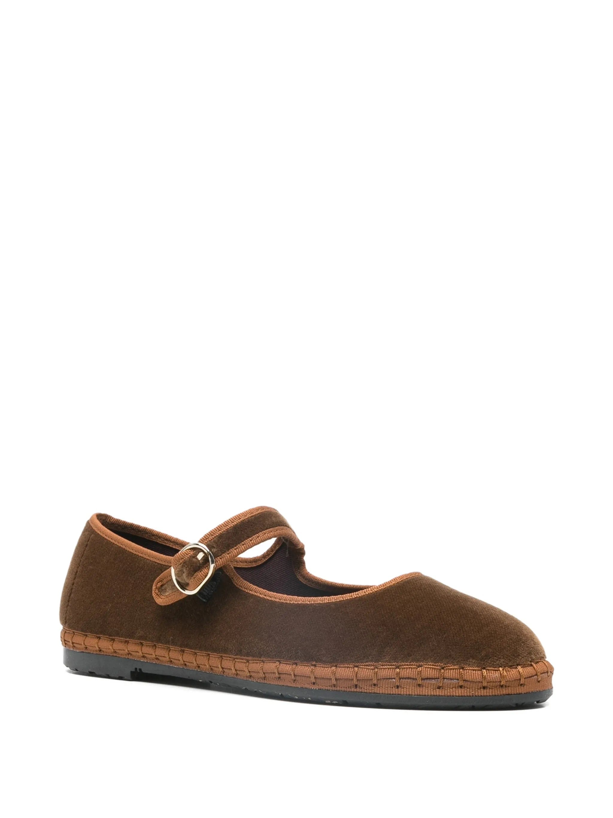 Flabelus Yoki maryjane buckle flats