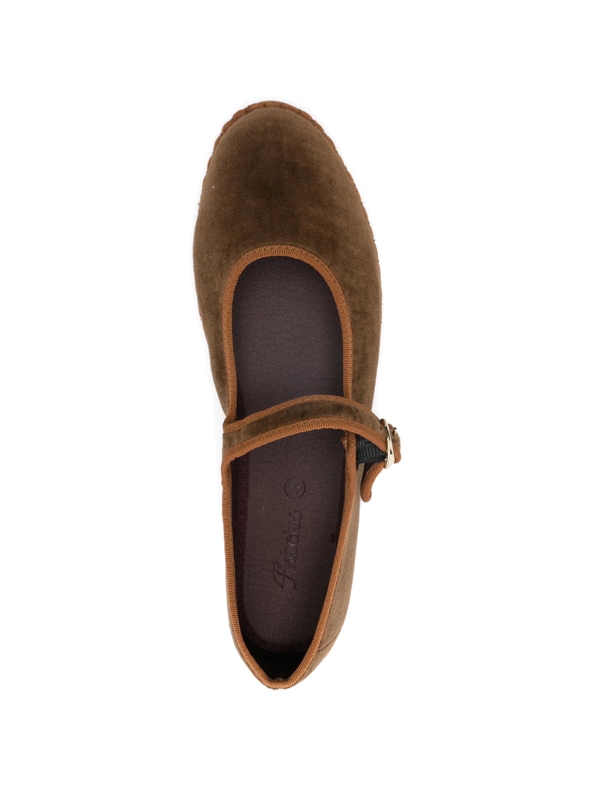 Flabelus Yoki maryjane buckle flats