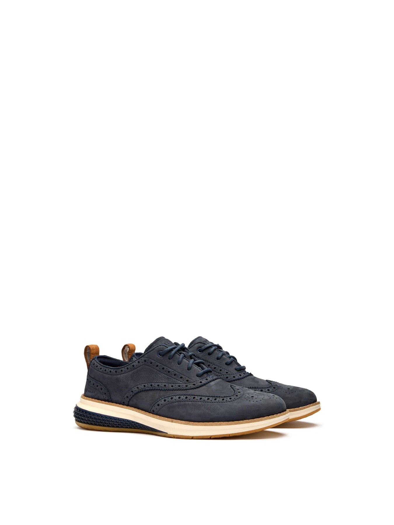 Cole Haan Original Grand Energy Weave Wingtip Shoes Blue