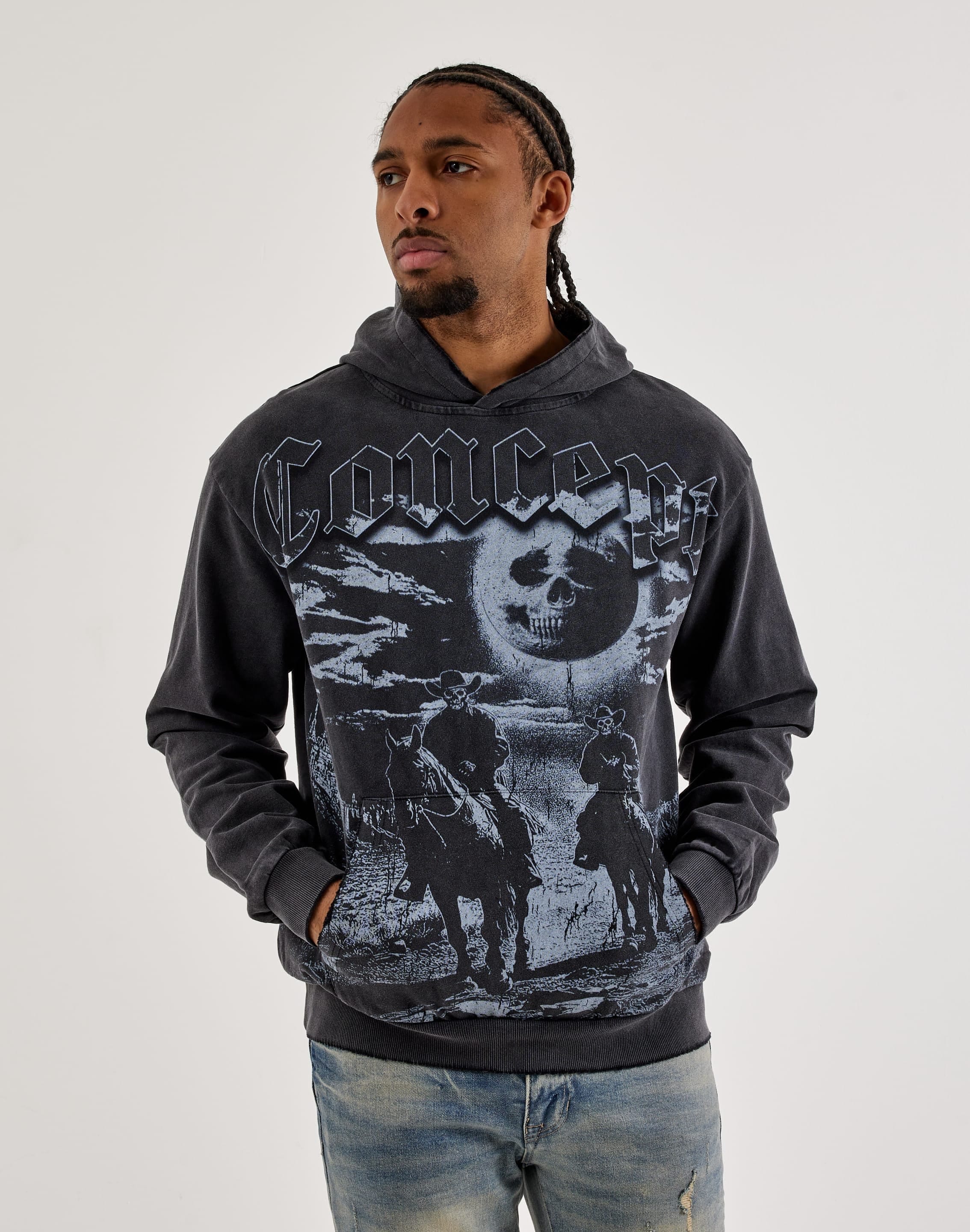 Concept Fear No Evil Pullover Fleece Hoodie