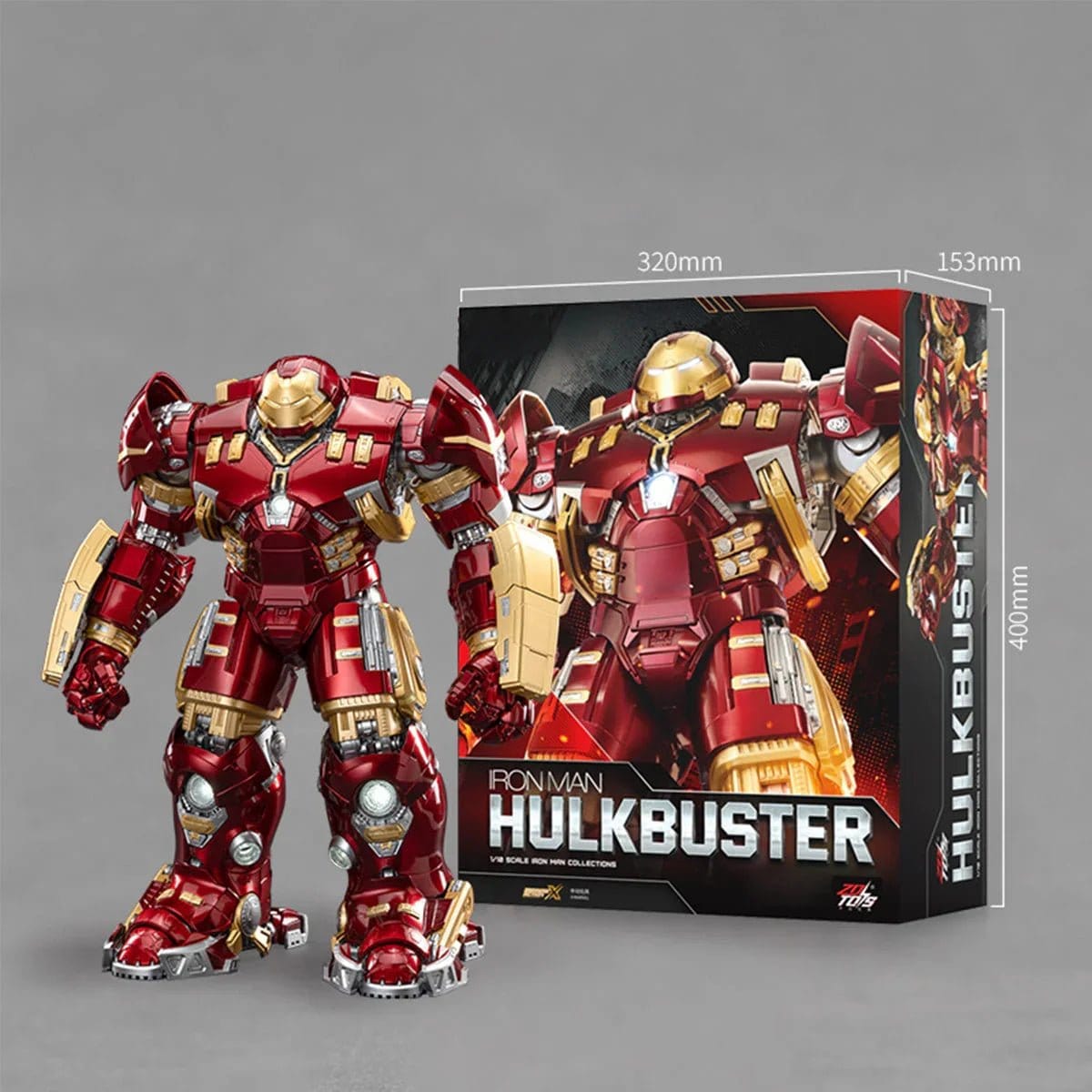 ZD Toys 1/10 Scale Marvel Iron Man MK44 Hulkbuster