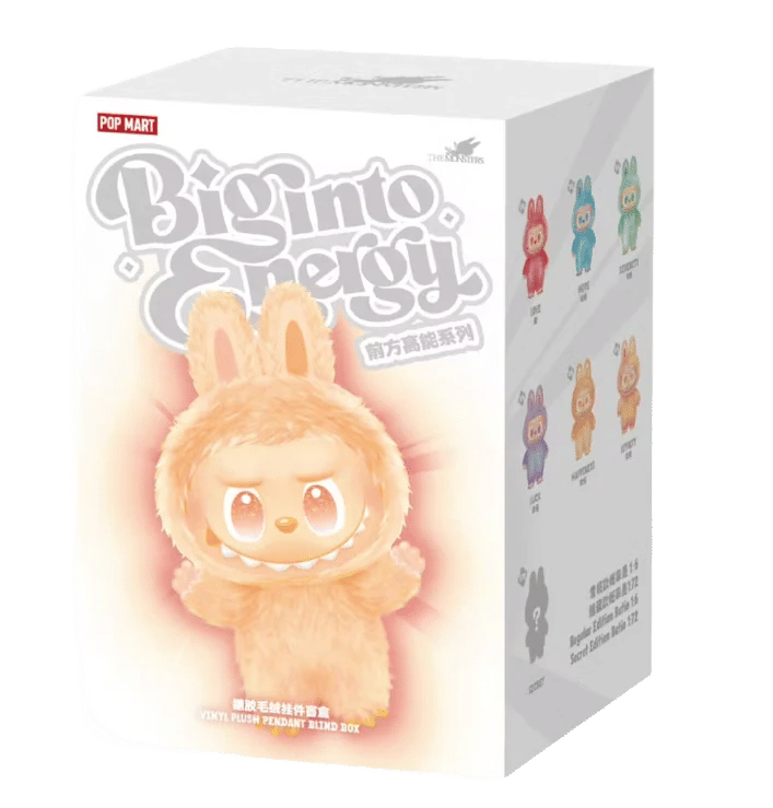 Pop Mart Labubu The Monsters Big into Energy Series Vinyl Plush Pendant Sealed Case