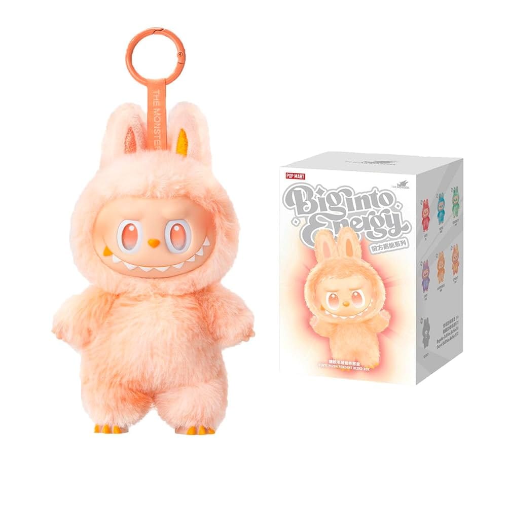 Pop Mart Labubu The Monsters Big into Energy Series Vinyl Plush Pendant Sealed Case