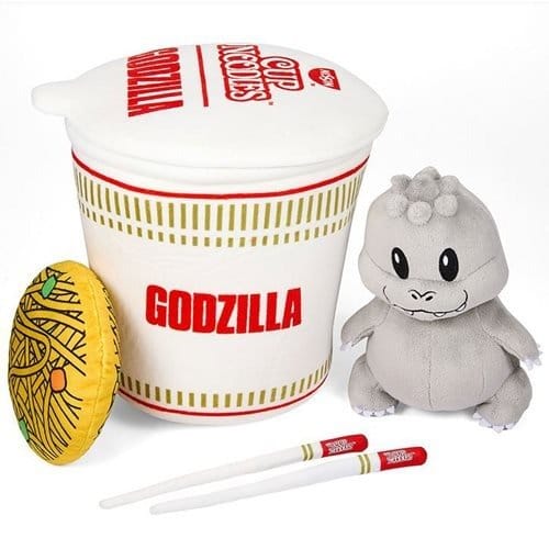 Kidrobot Nissin x Godzilla in Cup Noodles 10 - Inch Interactive Plush