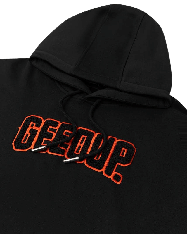 Geedup Play For Keeps Hoodie Black Black Orange