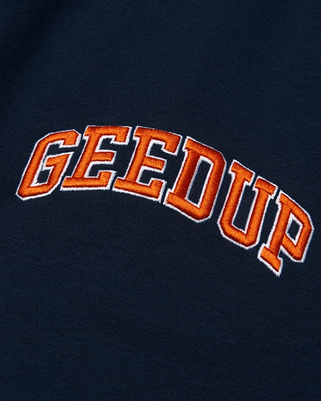 Geedup Team Logo Trackpants Navy Burnt Orange