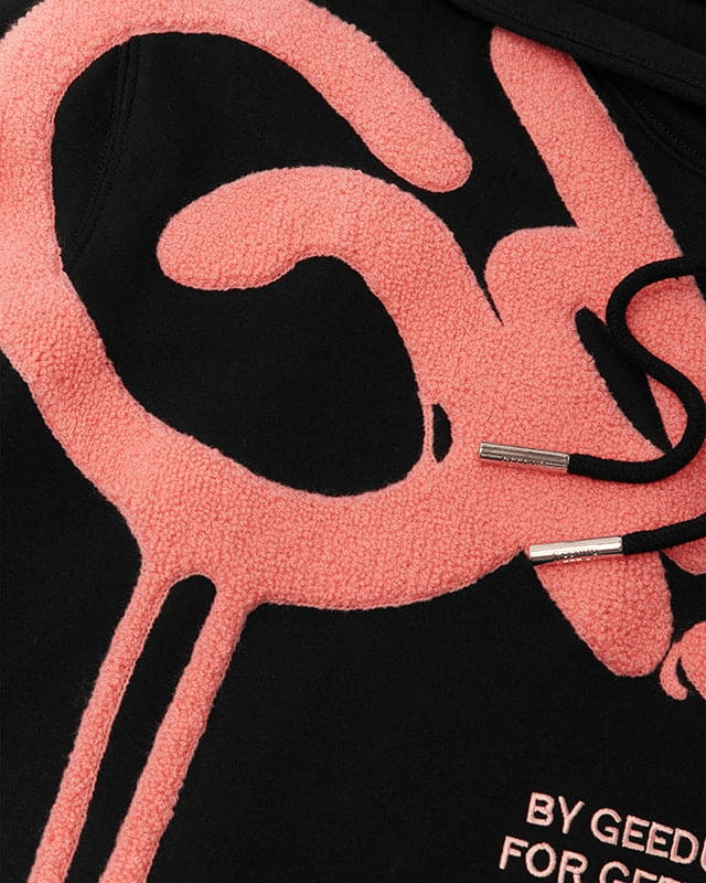 Geedup Handstyle Hoodie Black Peach