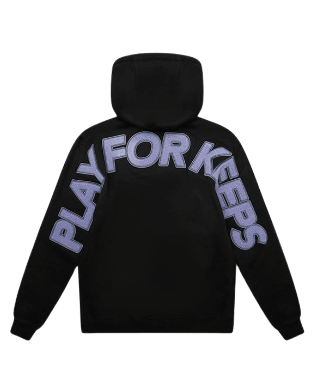 Geedup Play For Keeps Hoodie Black Lavender