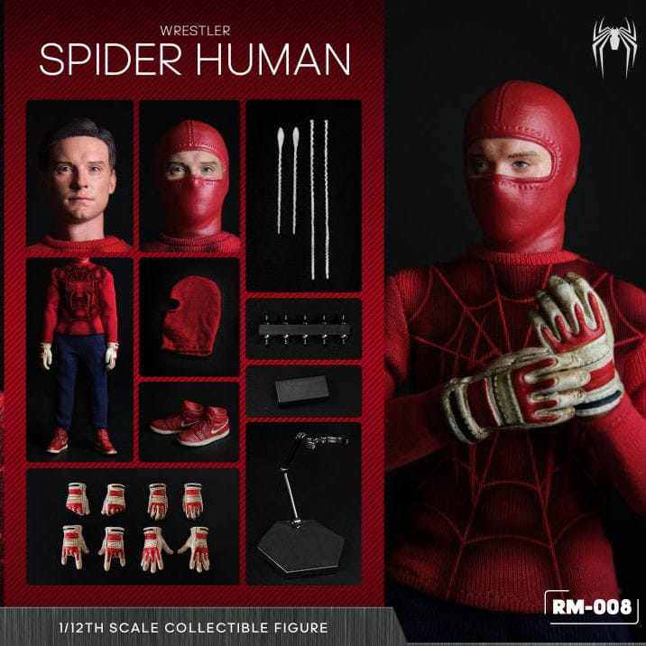 Remad Customs Remad Custom RM008 1/12 Spider Human Wrestler Spider Man
