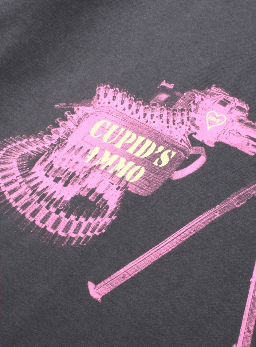 Tee Library T-Shirt Library Cupid Oversize T - Shirt Grey Charcoal