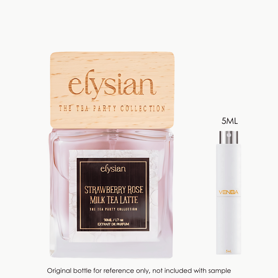 Elysian Strawberry Rose Milk Tea Latte Extrait