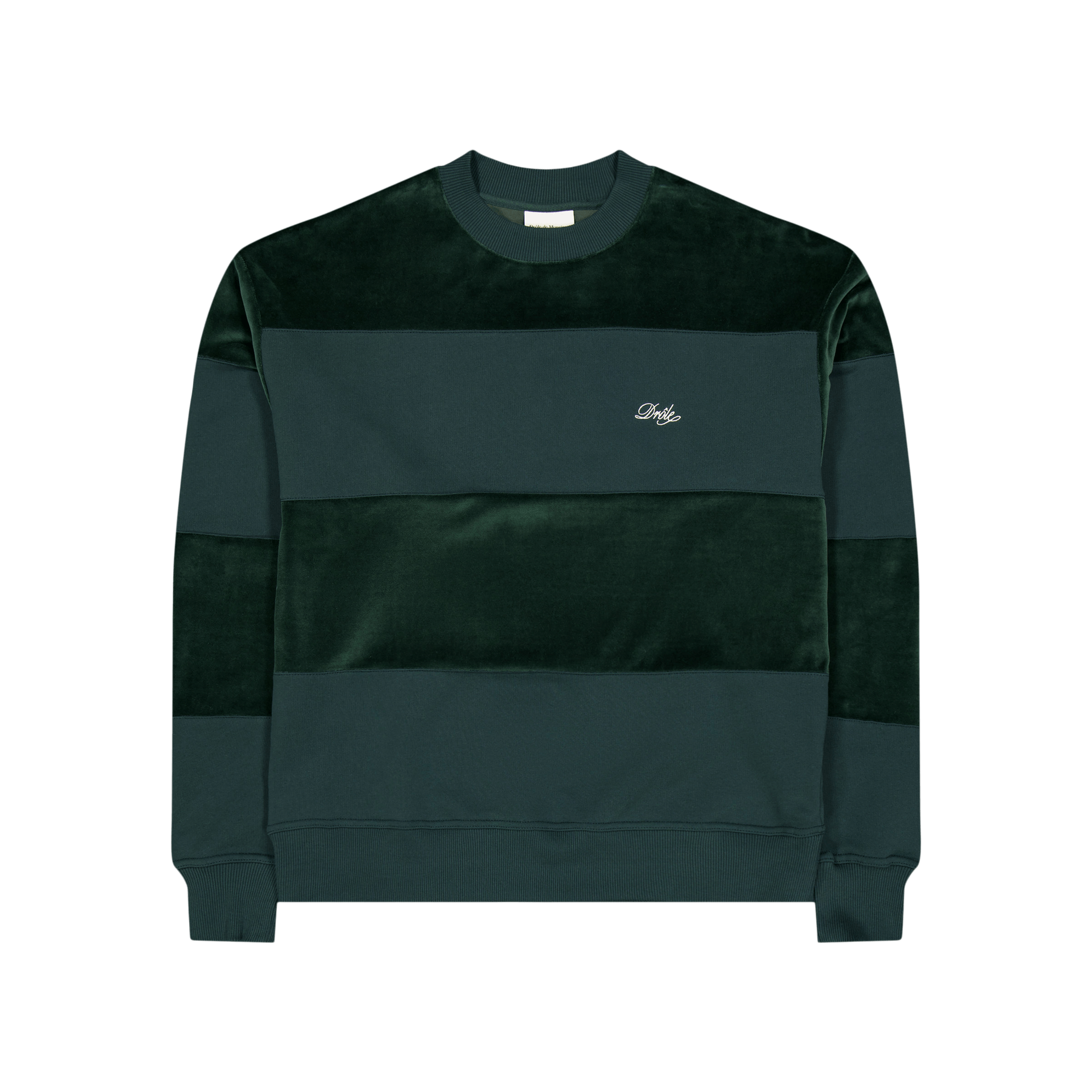 Drôle de Monsieur Le Sweatshirt ‡ Bandes Dark Green