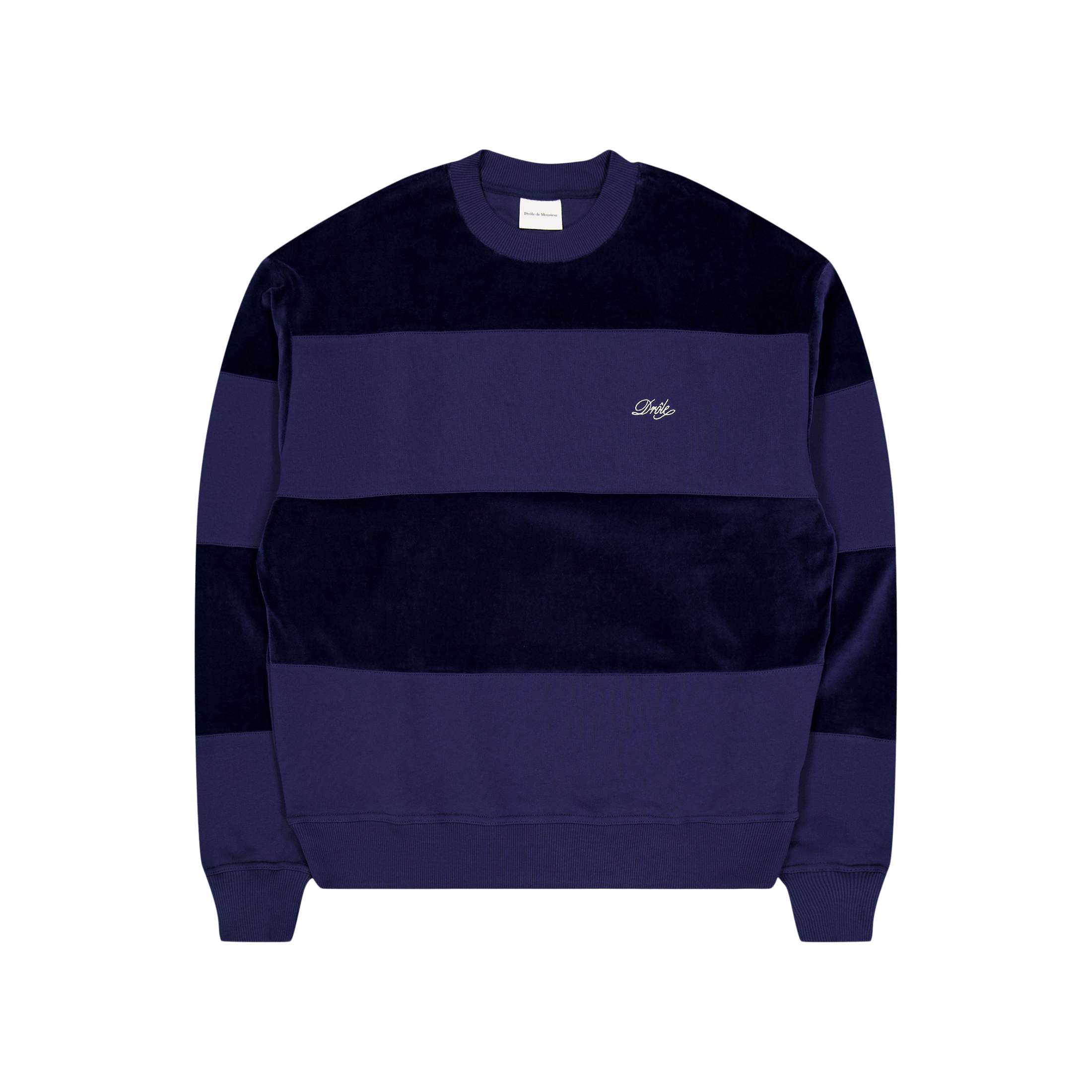 Drôle de Monsieur Le Sweatshirt ‡ Bandes Navy