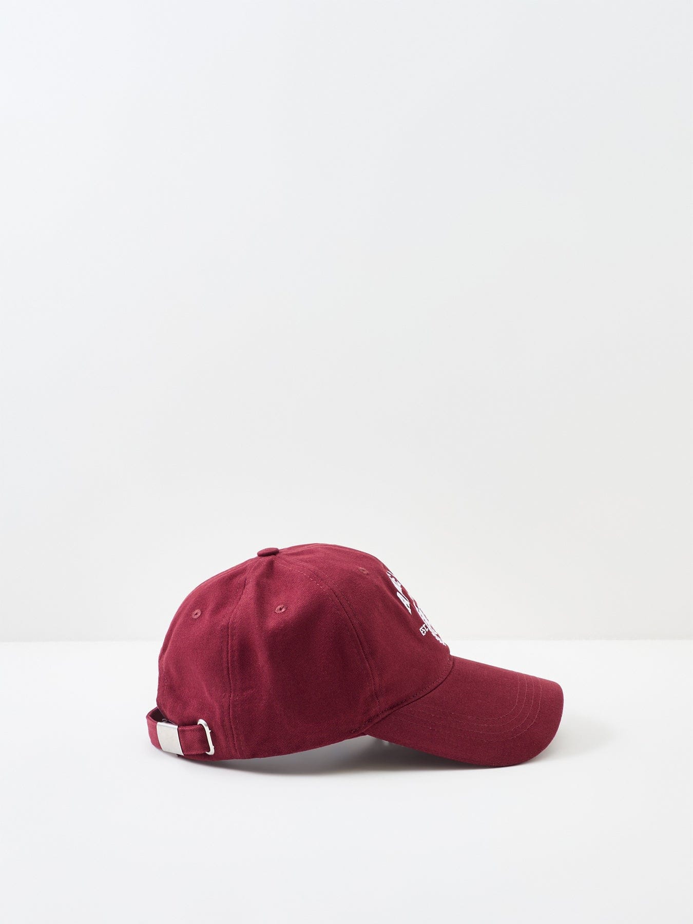 Anine Bing Jeremy Collegiate Baseball Cap Burgundy