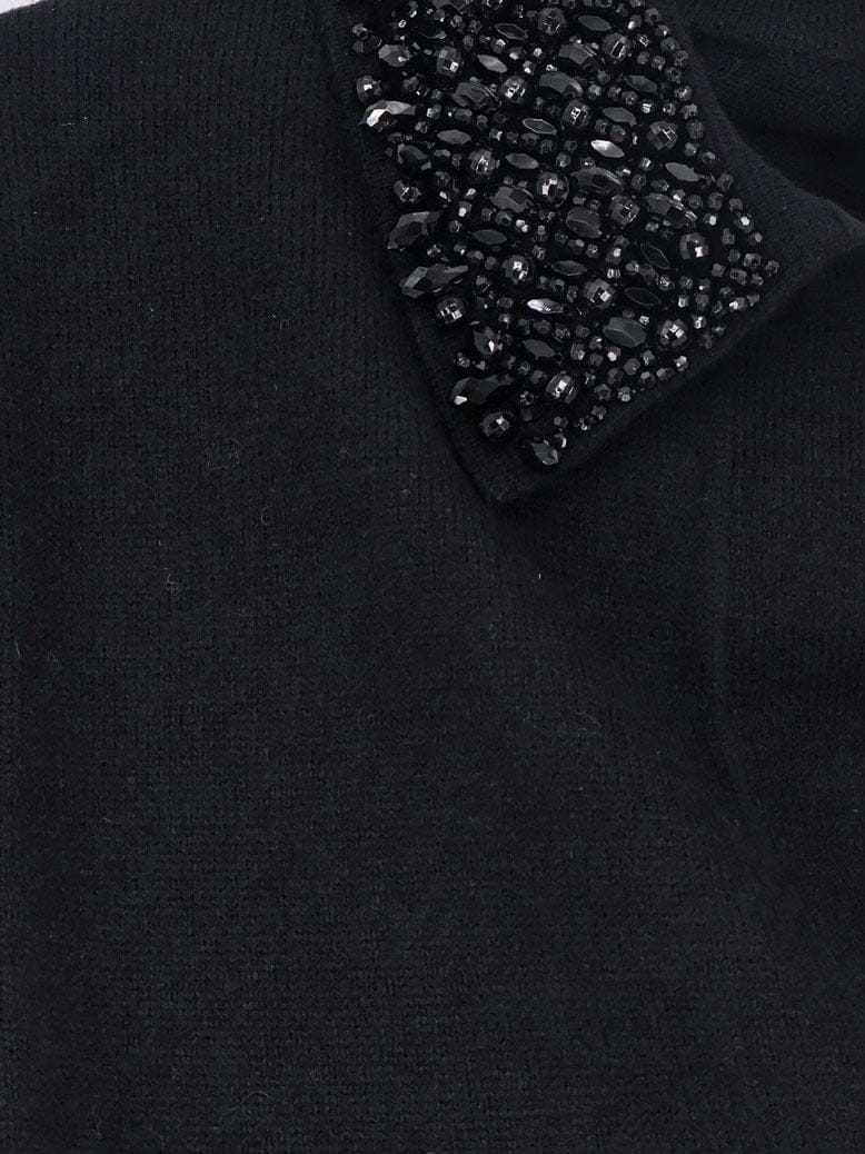 Semicouture Polo virgin wool and cashmere blend shirt