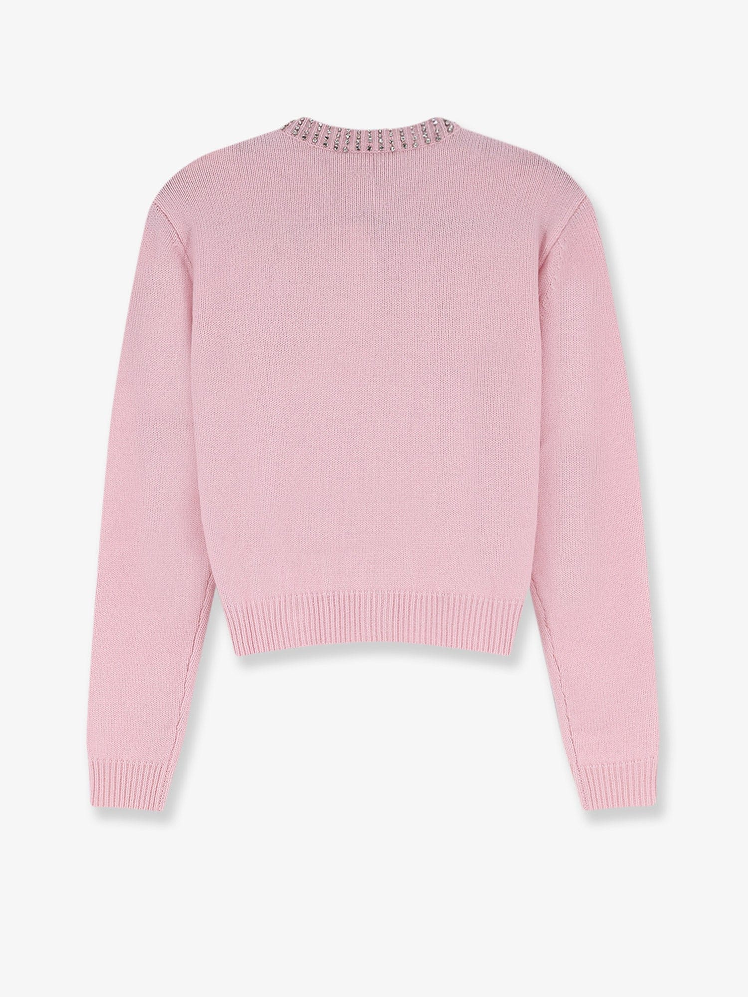 Semicouture Hennie wool and cashmere cardigan with rhinestone detail