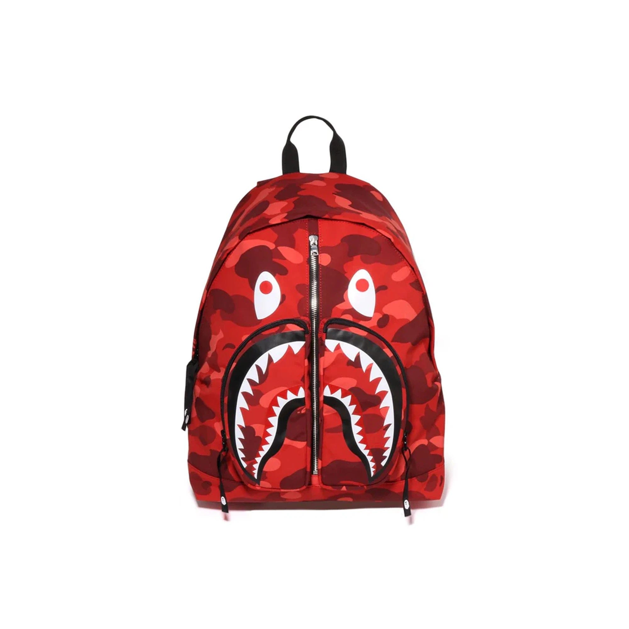 A Bathing Ape BAPE Color Camo Shark Daypack Red