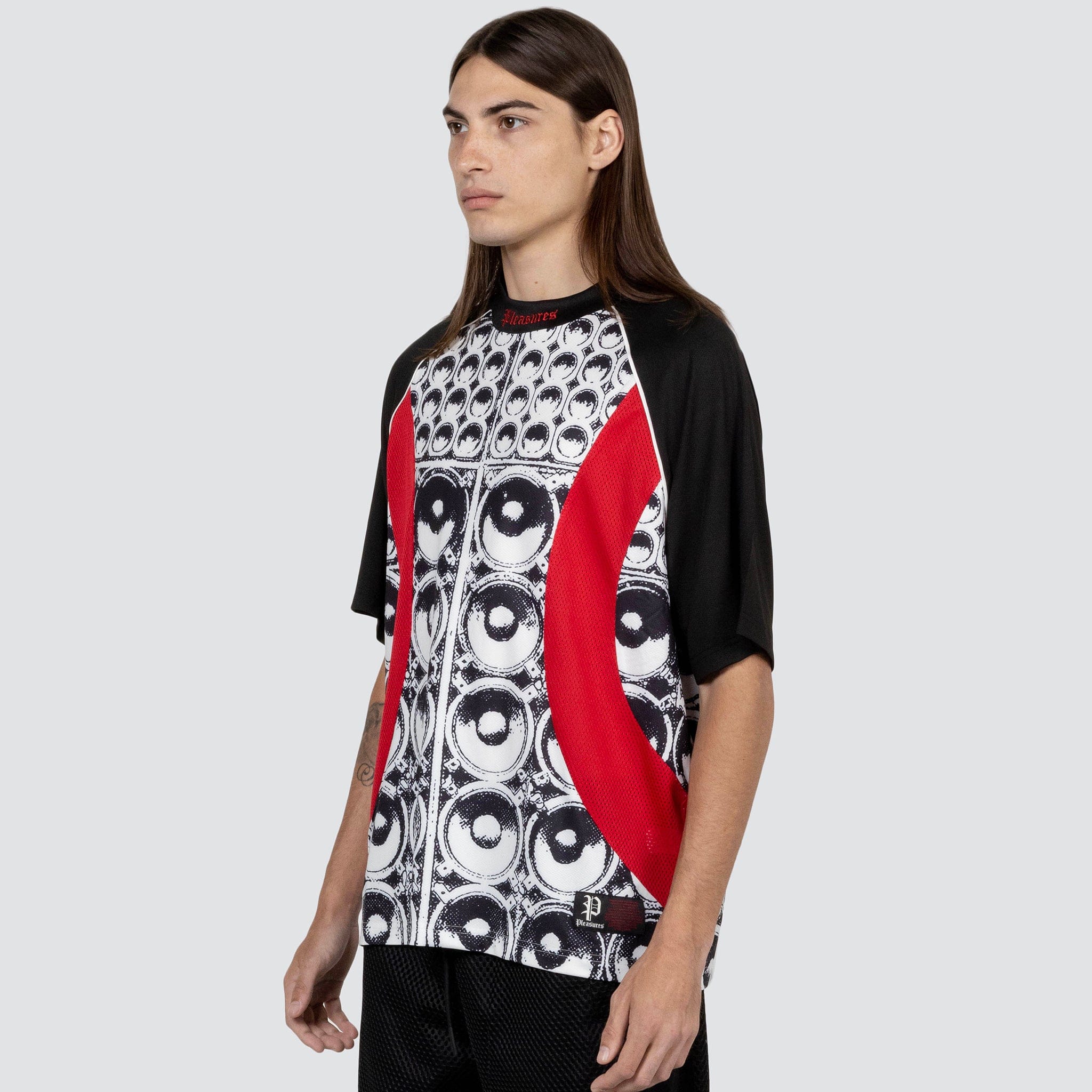 Pleasures WALL OF SOUND SOCCER JERSEY